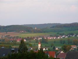 Blick von Ederheim Richtung Hürnheim